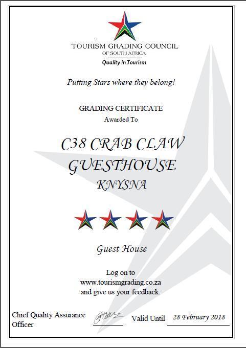 Hotel 38 Crab Claw Knysna Zewnętrze zdjęcie
